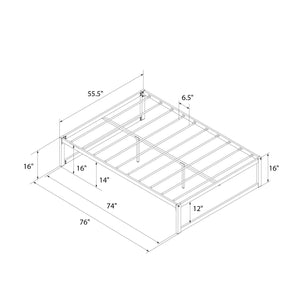 DHP Avey Modern Metal Platform Bed Frame - Black - Full