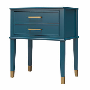 CosmoLiving Westerleigh End Table - Moroccan Blue