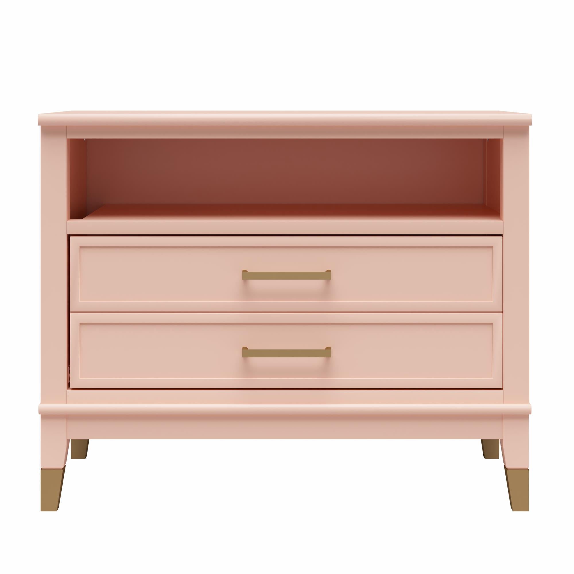 CosmoLiving Westerleigh Wide Nightstand - Pale Dogwood