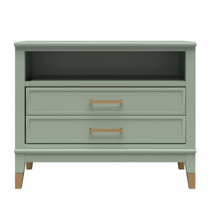 CosmoLiving Westerleigh Wide Nightstand - Pale Green