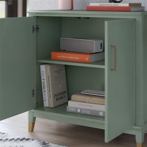 CosmoLiving Westerleigh 2-Door Accent Cabinet - Pale Green