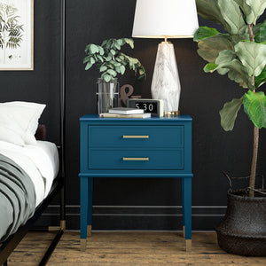 CosmoLiving Westerleigh End Table - Moroccan Blue
