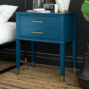 CosmoLiving Westerleigh End Table - Moroccan Blue