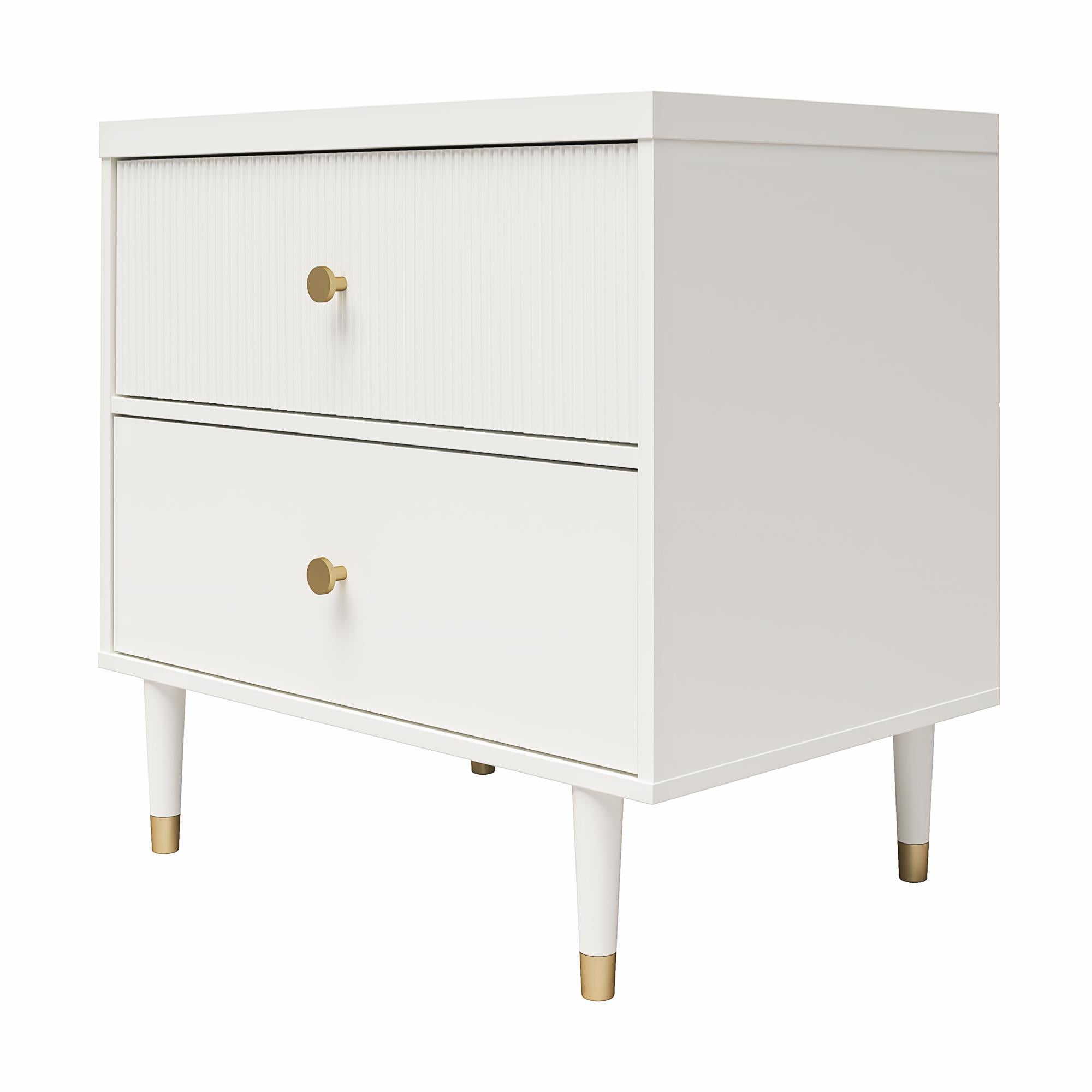 CosmoLiving Elizabeth Nightstand - White