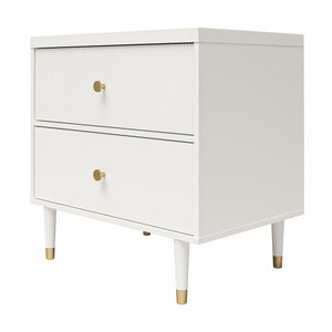 CosmoLiving Elizabeth Nightstand - White