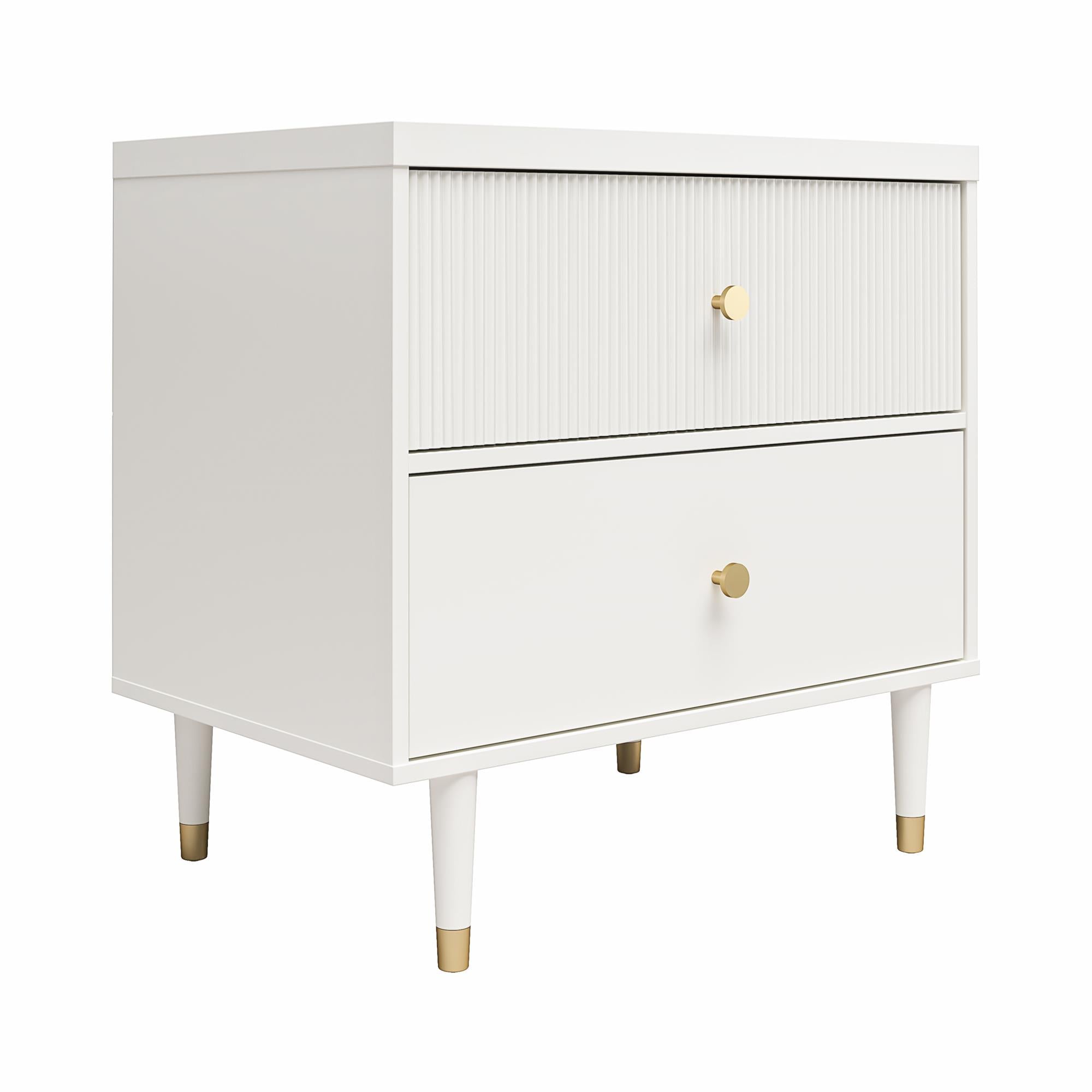 CosmoLiving Elizabeth Nightstand - White