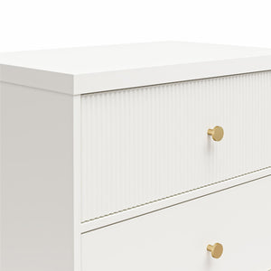 CosmoLiving Elizabeth Nightstand - White