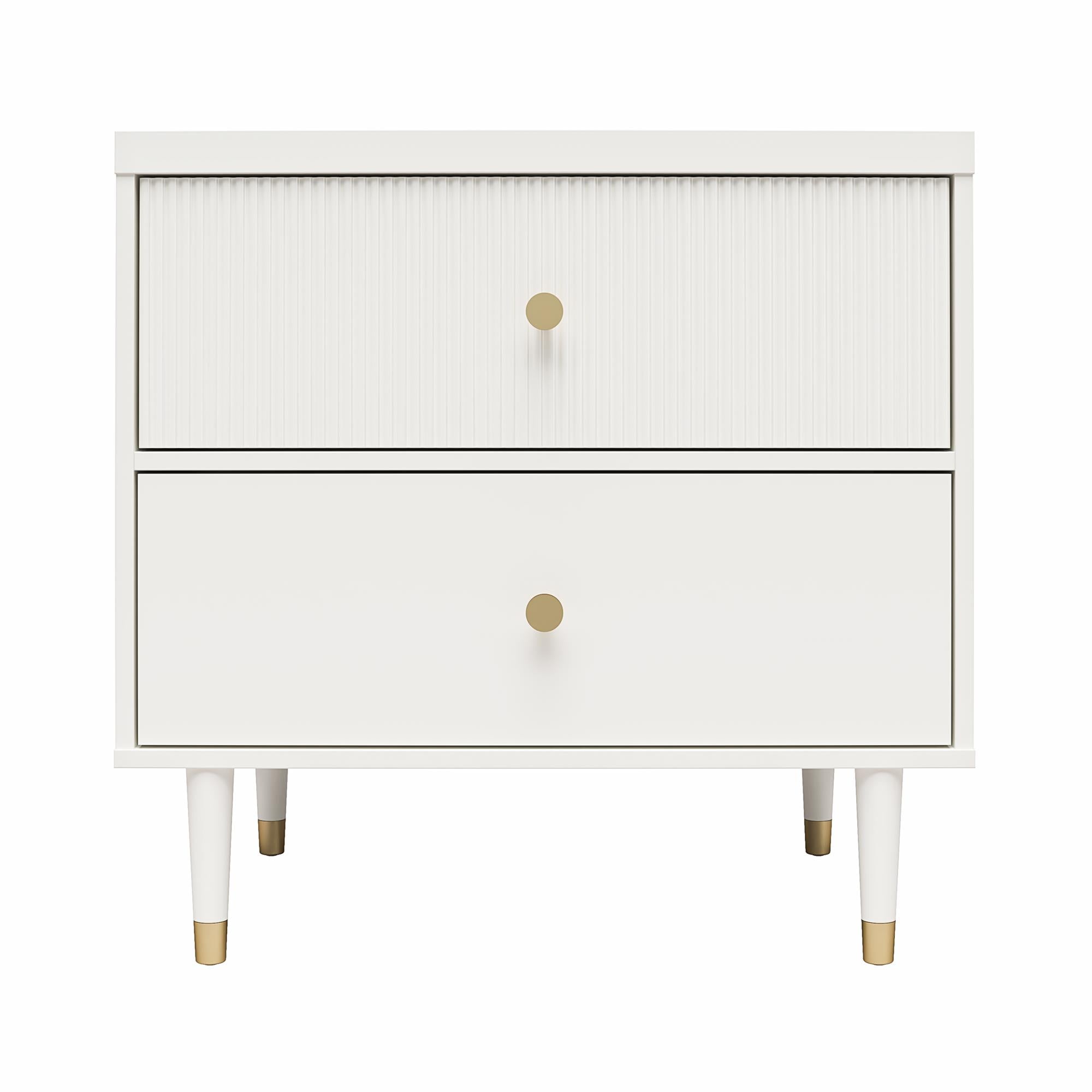 CosmoLiving Elizabeth Nightstand - White