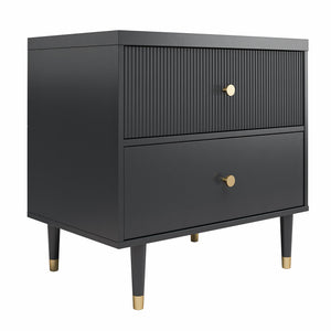 CosmoLiving Elizabeth Nightstand - Black