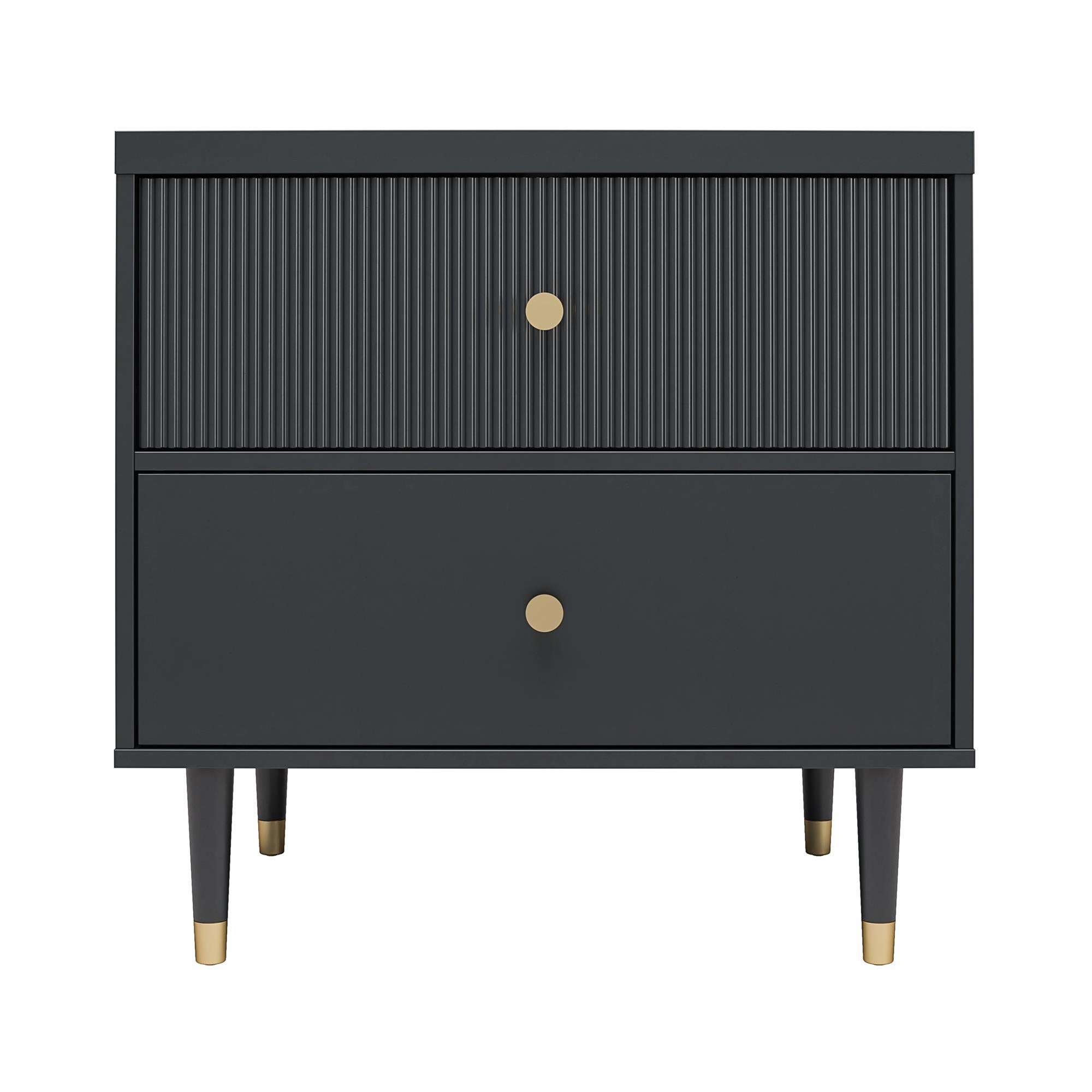 CosmoLiving Elizabeth Nightstand - Black