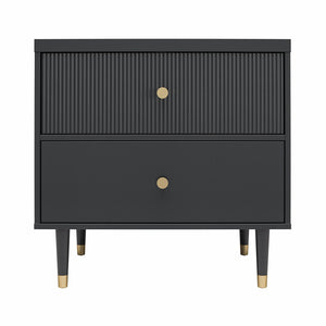 CosmoLiving Elizabeth Nightstand - Black