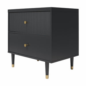 CosmoLiving Elizabeth Nightstand - Black