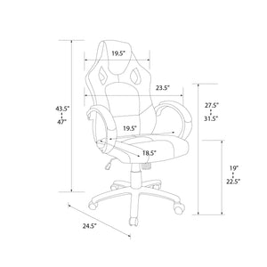 NTense Vortex Gaming and Office Chair - Red - 1-Seater