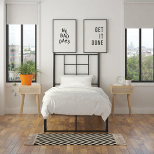 RealRooms Colten Universal Platform Bed - Black - Twin