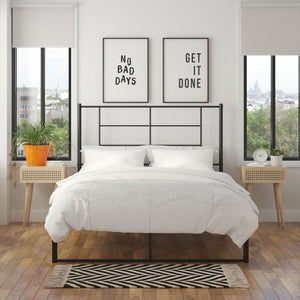 RealRooms Colten Universal Platform Bed - Black - Full