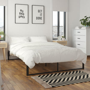 RealRooms Colten Universal Platform Bed - Black - Full