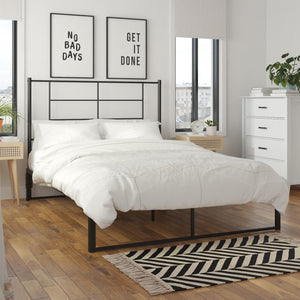 RealRooms Colten Universal Platform Bed - Black - Full