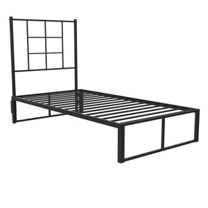 RealRooms Colten Universal Platform Bed - Black - Twin