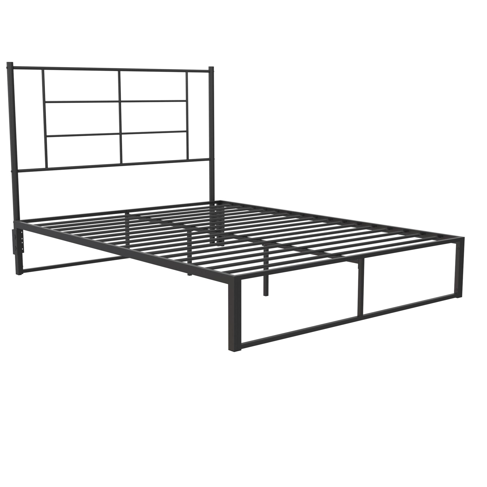 RealRooms Colten Universal Platform Bed - Black - Full