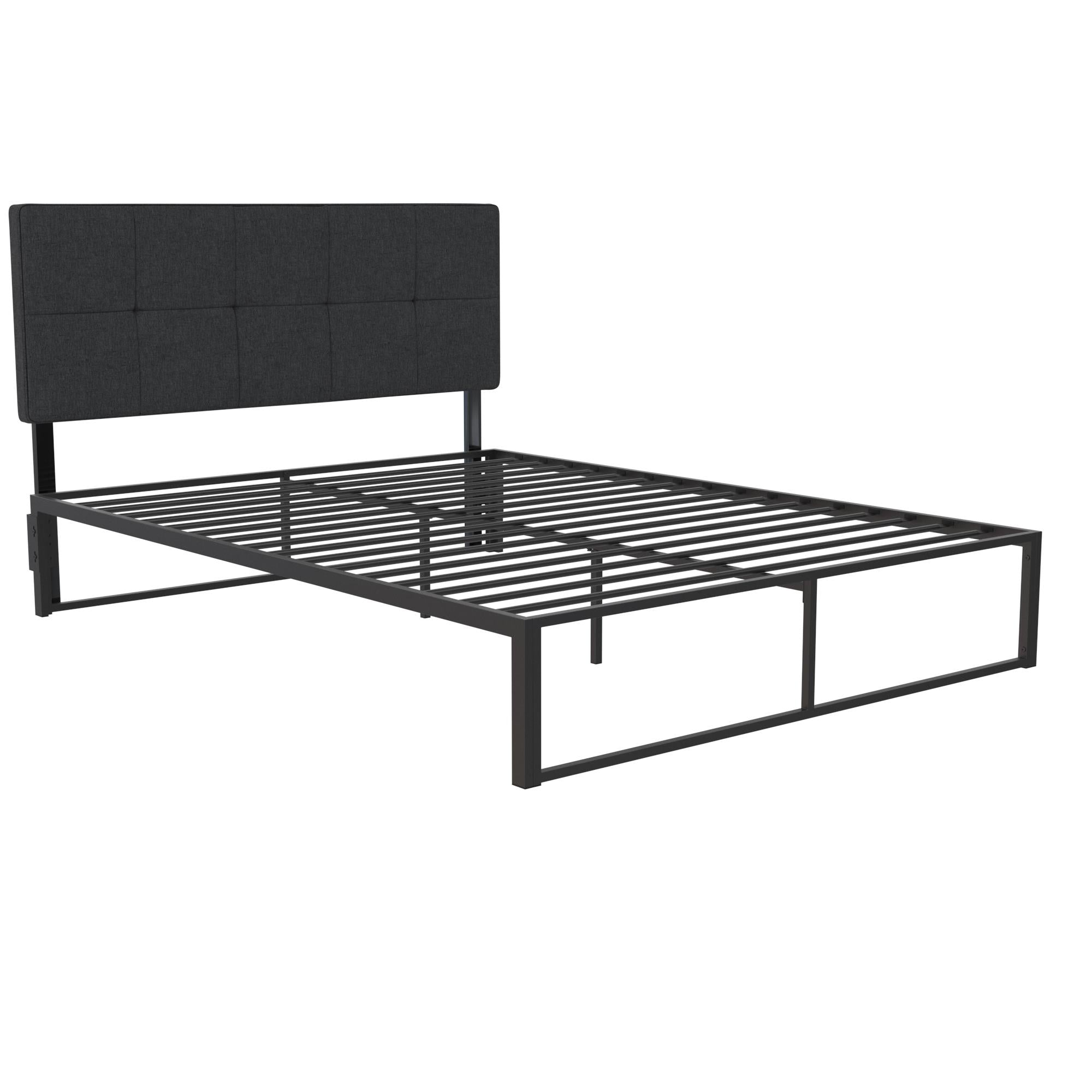 RealRooms Colten Universal Platform Bed - Black - Full