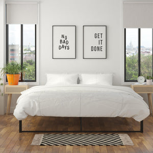 RealRooms Colten Universal Platform Bed - Black - King