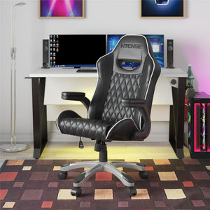NTense Galaxy Gaming and Office Chair - Black - 1-Seater