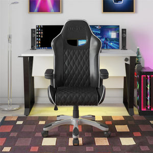 NTense Galaxy Gaming and Office Chair - Black - 1-Seater