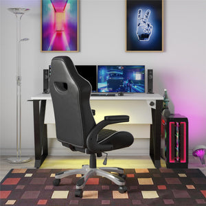 NTense Galaxy Gaming and Office Chair - Black - 1-Seater