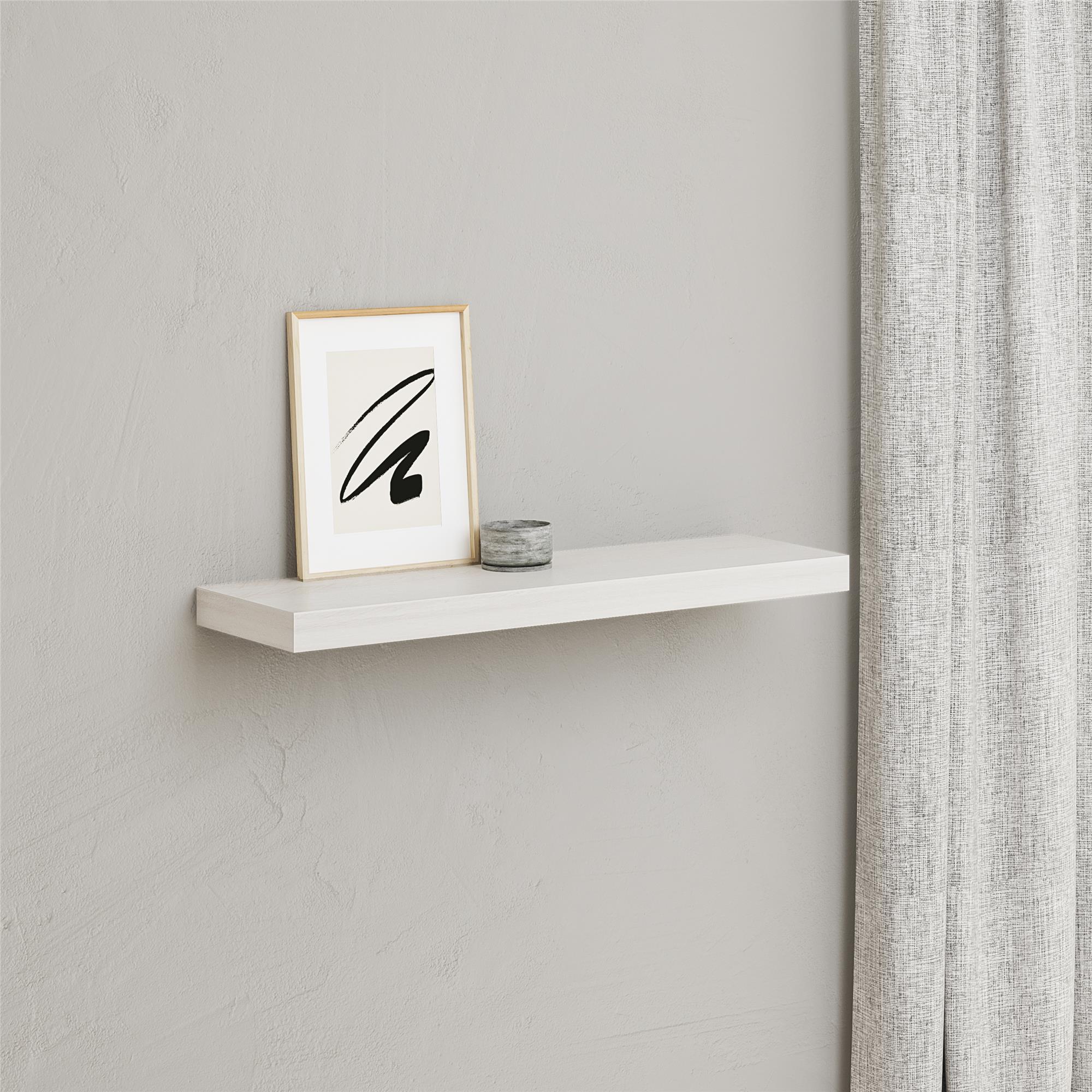 Systembuild Evolution 36" Floating Shelf - Ivory Oak