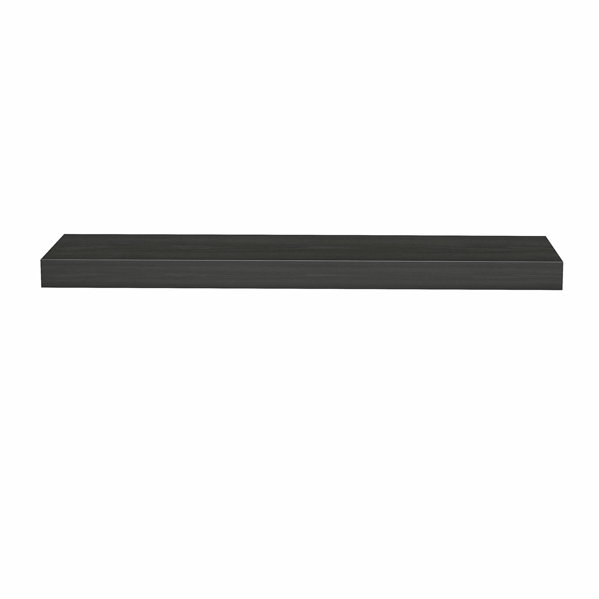 Systembuild Evolution 36" Floating Shelf - Black Oak