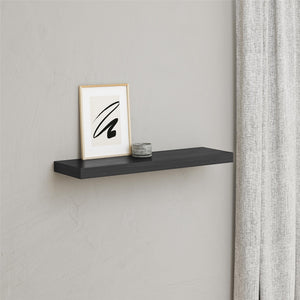 Systembuild Evolution 36" Floating Shelf - Black Oak
