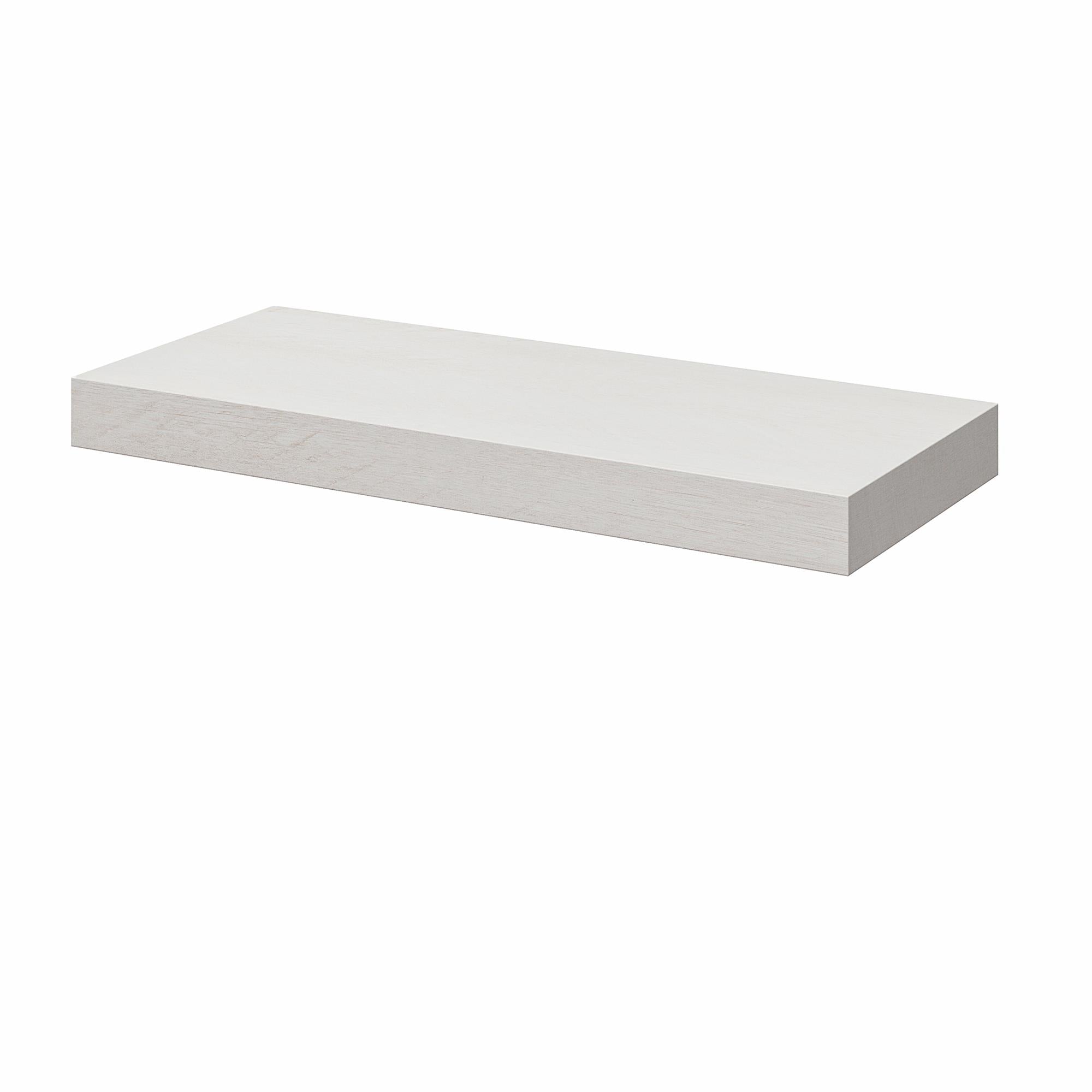 Systembuild Evolution 24" Floating Shelf - Ivory Oak