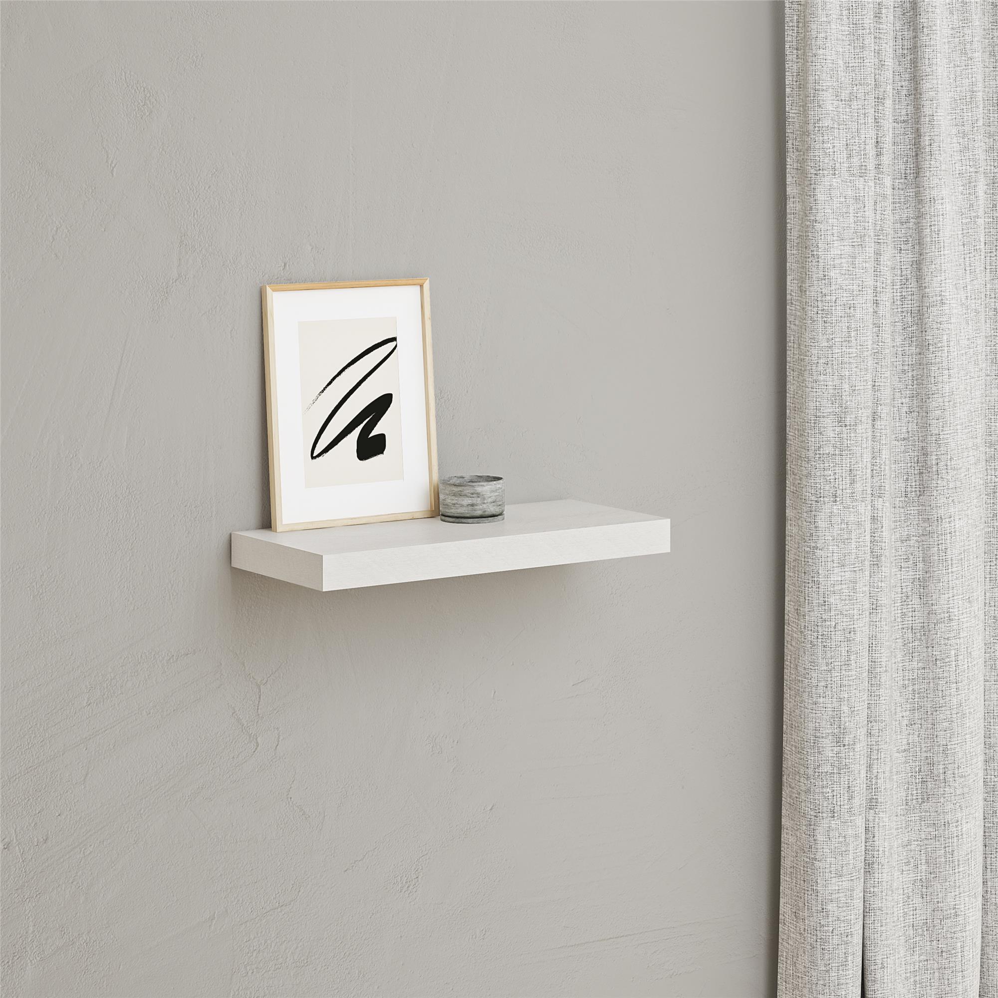 Systembuild Evolution 24" Floating Shelf - Ivory Oak