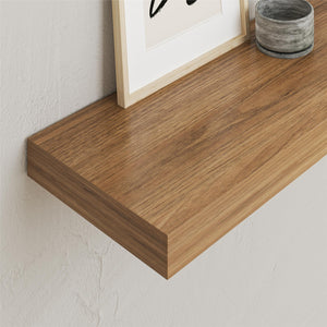 Systembuild Evolution 24" Floating Shelf - Danish Walnut
