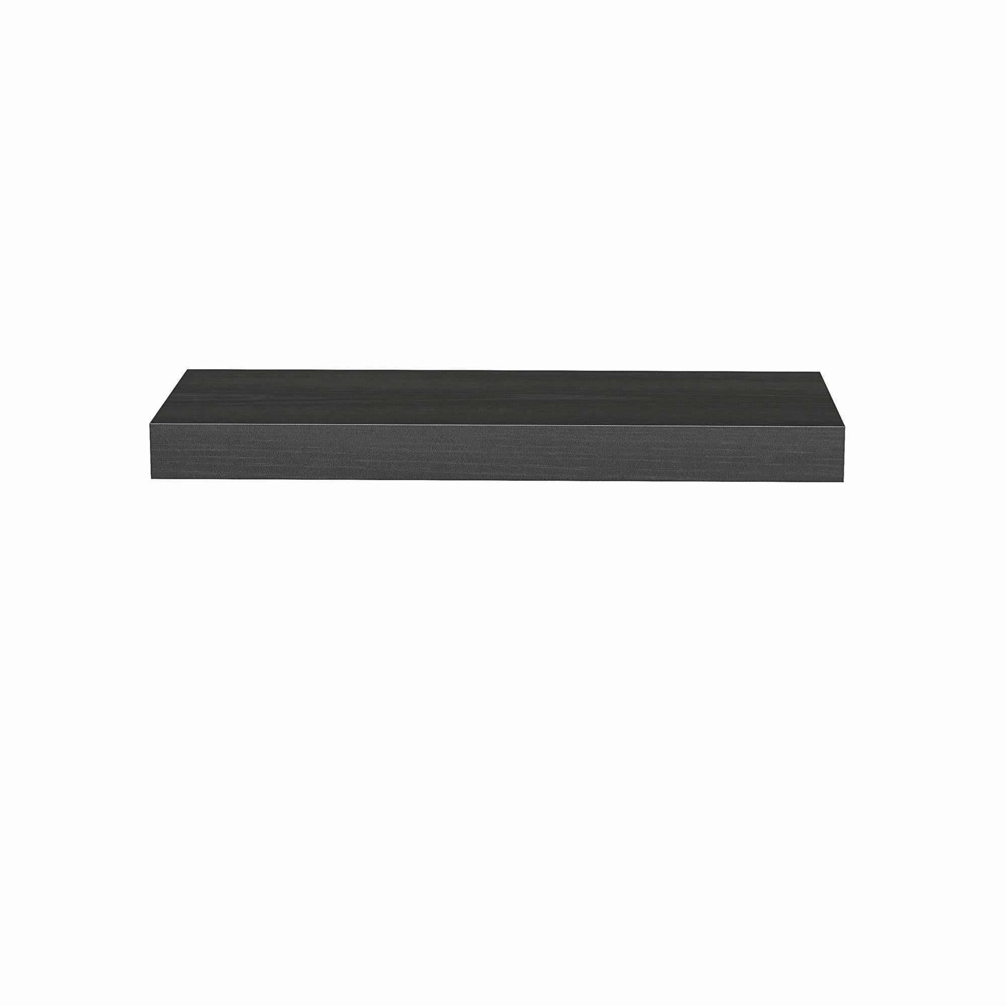 Systembuild Evolution 24" Floating Shelf - Black Oak