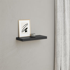 Systembuild Evolution 24" Floating Shelf - Black Oak