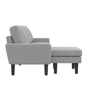 DHP Farnsworth Sectional Sofa - Gray