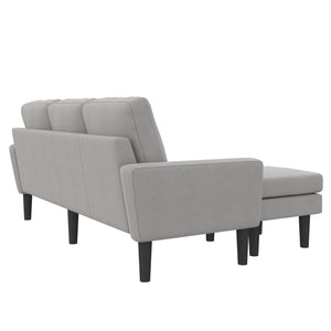 DHP Farnsworth Sectional Sofa - Gray