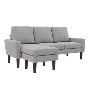 DHP Farnsworth Sectional Sofa - Gray