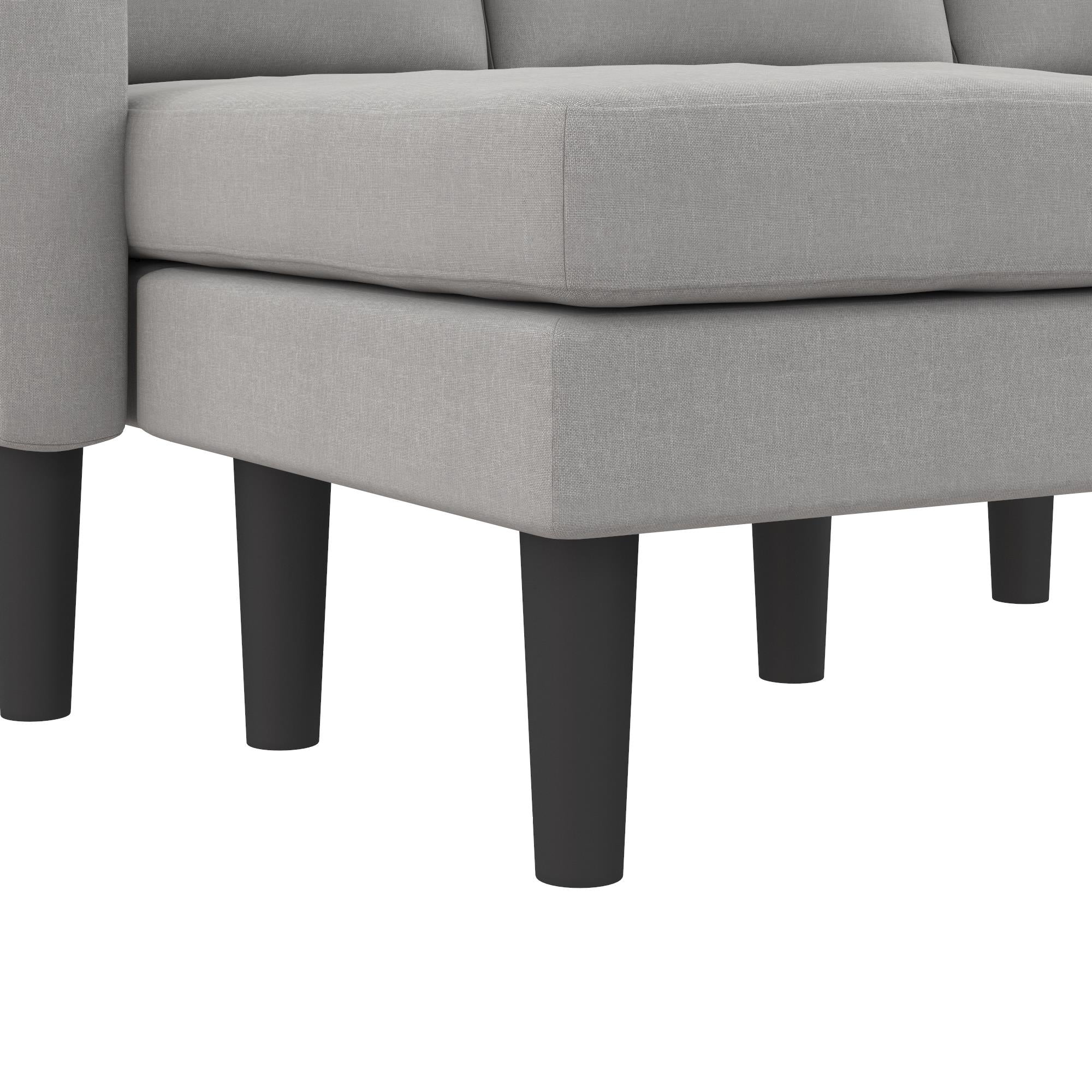 DHP Farnsworth Sectional Sofa - Gray