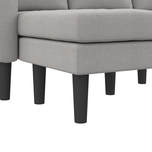 DHP Farnsworth Sectional Sofa - Gray