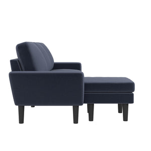 DHP Farnsworth Sectional Sofa - Blue