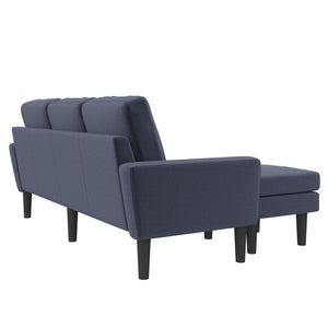 DHP Farnsworth Sectional Sofa - Blue
