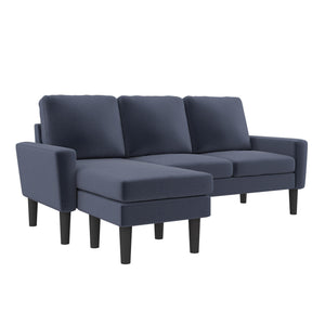 DHP Farnsworth Sectional Sofa - Blue