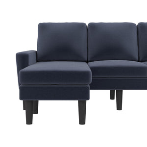 DHP Farnsworth Sectional Sofa - Blue