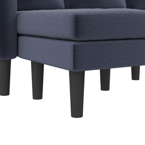 DHP Farnsworth Sectional Sofa - Blue