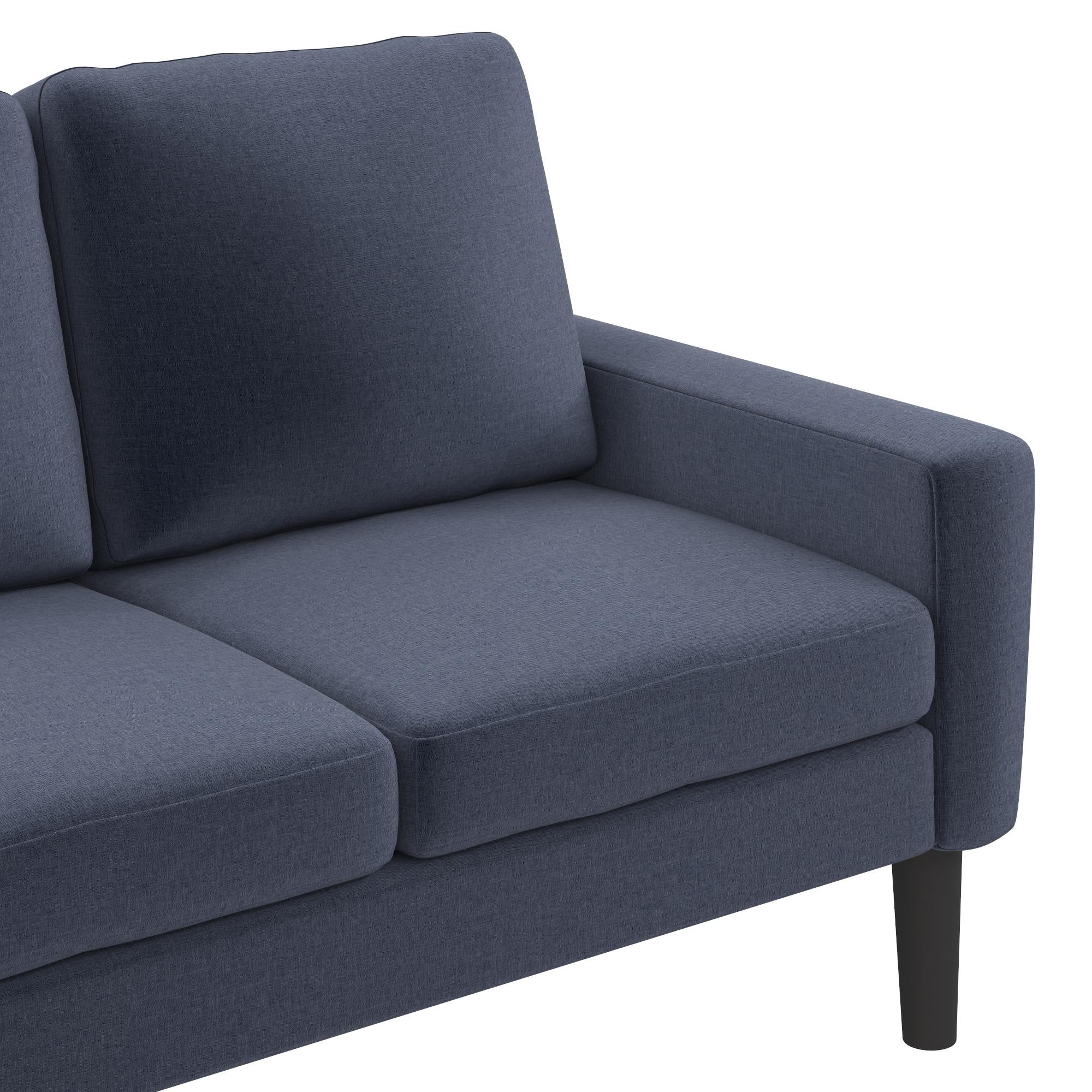 DHP Farnsworth Sectional Sofa - Blue