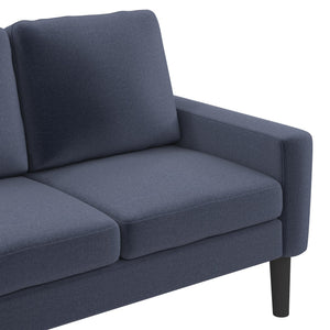 DHP Farnsworth Sectional Sofa - Blue