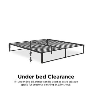 RealRooms Colten Universal Platform Bed - Black - King
