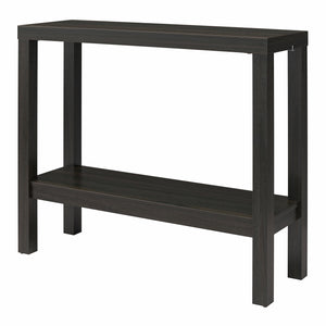 Ameriwood Home Parsons Wrap-Around Sofa Accent Tables Bundle - Set of Two - Espresso